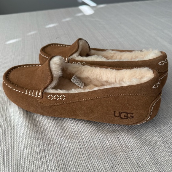 UGG ANSLEY SUEDE SLIPPERS